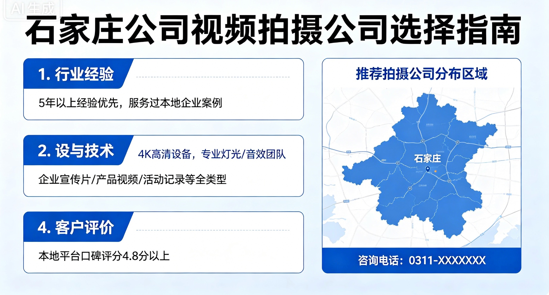 石家庄的公司视频拍摄公司如何选择？实用挑选技巧